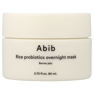 Abib, Rice Probiotics Overnight Beauty Mask, Barrier Jelly, 2.7 fl oz (80 ml)