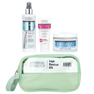 Advanced Clinicals, iHerb Exclusive, Hair Rescue Kit, 4 items