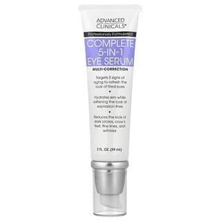 Advanced Clinicals, Complete 5-In-1 Eye Serum, 2 fl oz (59 ml)