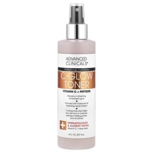 Advanced Clinicals, C-Glow Toner, Vitamin C + Peptides, 8 fl oz (237 ml)