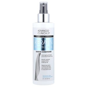 Advanced Clinicals, Keratin Smooth & Shine, Leave-In Conditioner, 8 fl oz (237 ml)