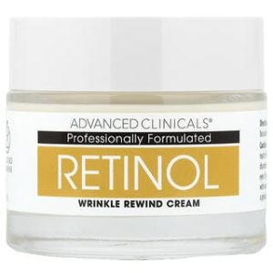 Advanced Clinicals, Retinol, Wrinkle Rewind Cream, 2.5 fl oz (74 ml)