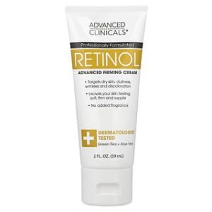 Advanced Clinicals, Retinol, Advanced Firming Cream, 2 fl oz (59 ml)