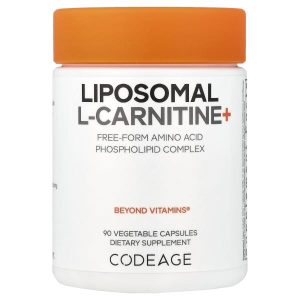 Codeage, Liposomal L-Carnitine+, 90 Vegetable Capsules (500 mg per Capsule)