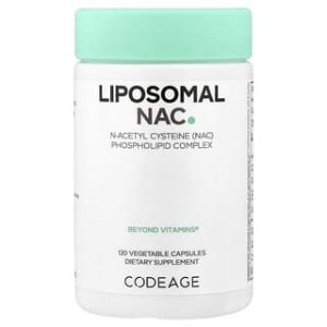 Codeage, Liposomal NAC, 120 Vegetable Capsules (450 mg per Capsule)