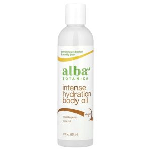 Alba Botanica, Intense Hydration Body Oil, Kukui Nut, 8.5 fl oz (251 ml)