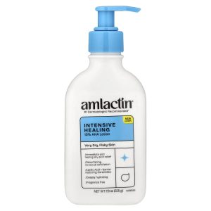 AmLactin, Intensive Healing, 15% AHA Lotion, Very Dry, Flaky Skin, Fragrance Free, 7.9 oz (225 g)