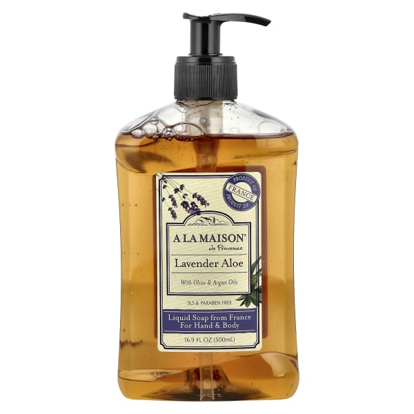 A La Maison de Provence, Liquid Soap For Hand & Body, Lavender Aloe, 16.9 fl oz (500 ml)