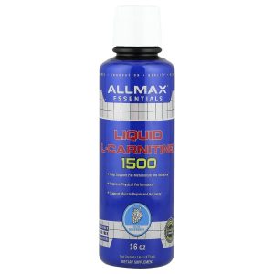 ALLMAX, Liquid L-Carnitine 1500, Blue Raspberry, 16 oz (473 ml)