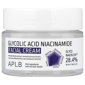 APLB, Glycolic Acid Niacinamide Facial Cream, 1.86 fl oz (55 ml)