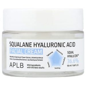 APLB, Squalane Hyaluronic Acid Facial Cream, 1.86 fl oz (55 ml)