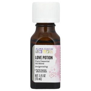 Aura Cacia, Pure Essential Oil Blend, Love Potion, 0.5 fl oz (15 ml)
