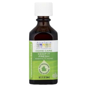Aura Cacia, Home Care, Essential Oil Blend, Keep It Fresh, 2 fl oz (59 ml)
