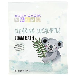 Aura Cacia, Foam Bath, Clearing Eucalyptus, 2.5 oz (70.9 g)