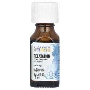 Aura Cacia, Pure Essential Oil Blend, Relaxation, 0.5 fl oz (15 ml)