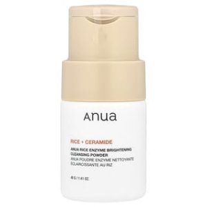 Anua, Rice Enzyme Brightening Cleansing Powder, Rice + Ceramide, 1.41 oz (40 g)