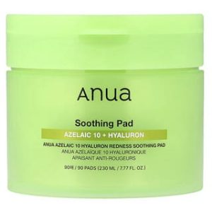 Anua, Azelaic 10 Hyaluron Redness Soothing Pad, 90 Pads