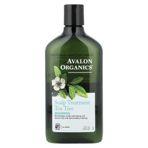 Avalon Organics, Shampoo, Scalp Treatment, Tea Tree, 11 fl oz (325 ml)