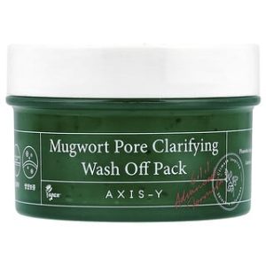 Axis-Y, Mugwort Pore Clarifying Wash Off Pack, 3.38 fl oz (100 ml)