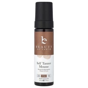 Beauty By Earth, Self Tanner Mousse, Medium to Dark, 7.5 fl oz (222 ml)
