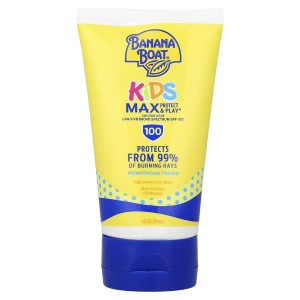 Banana Boat, Kids, Max Protect & Play™, Sunscreen Lotion, SPF 100, 4 fl oz (118 ml)