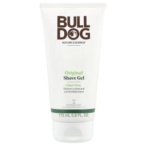 Bulldog Skincare For Men, Original Shave Gel +Aloe Vera, 5.9 fl oz (175 ml)