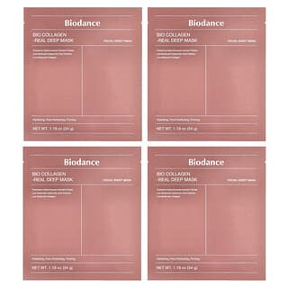 Biodance, Bio Collagen Real Deep Beauty Mask, 4 Sheets, 1.19 oz (34 g) Each