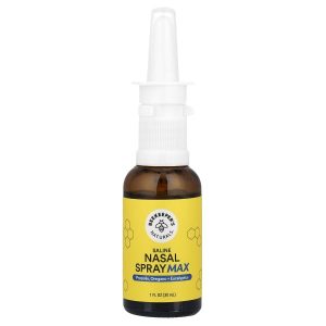 Beekeeper's Naturals, Saline Nasal Spray Max, 1 fl oz (30 ml)