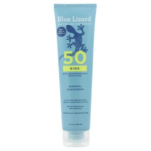 Blue Lizard Australian Sunscreen, Kids Mineral Sunscreen, SPF 50, 5 fl oz (148 ml)