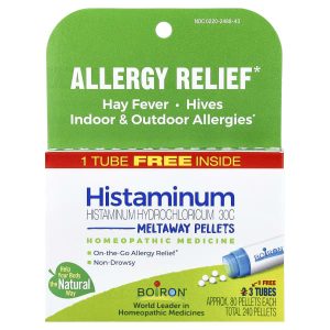 Boiron, Histaminum Hydrochloricum 30C, 3 Tubes, 80 Meltaway Pellets Each