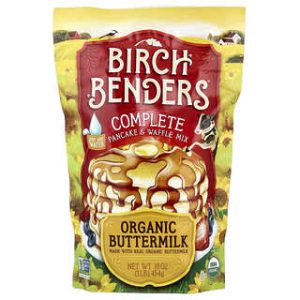 Birch Benders, Complete Pancake & Waffle Mix, Organic Buttermilk, 1 lb (454 g)