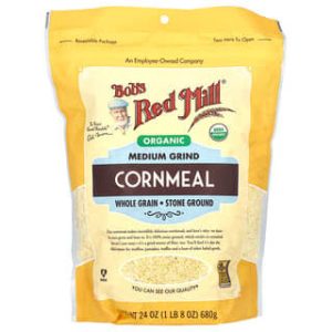 Bob's Red Mill, Organic Medium Grind Cornmeal, Whole Grain, 24 oz (680 g)