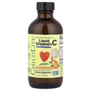 ChildLife Essentials, Liquid Vitamin C, Natural Orange, 4 fl oz (118 ml)