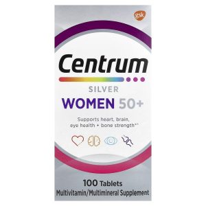 Centrum, Silver Women 50+ Multivitamin, 100 Tablets