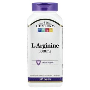 21st Century, L-Arginine, 1,000 mg, 100 Tablets