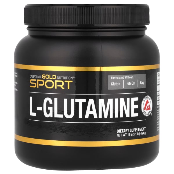 California Gold Nutrition, Sport, L-Glutamine Powder, AjiPureĀ®, Gluten Free, 1 lb (454 g)