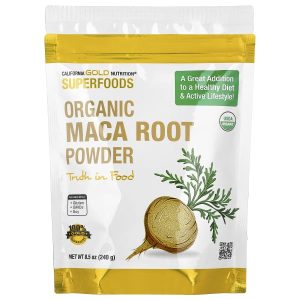 California Gold Nutrition, Superfoods, Certified Organic Peruvian Maca Root Powder, 8.5 oz (240 g)