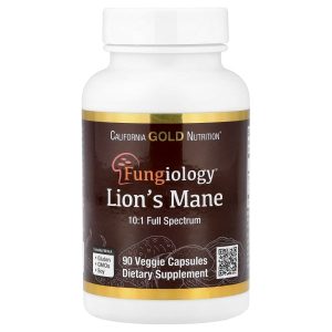 California Gold Nutrition, Organic Lion's Mane, 90 Veggie Capsules