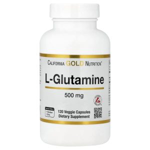 California Gold Nutrition, L-Glutamine, AjiPure®, 120 Veggie Capsules (500 mg per Capsule)