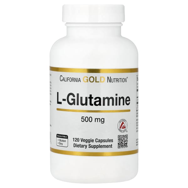 California Gold Nutrition, L-Glutamine, AjiPureĀ®, 120 Veggie Capsules (500 mg per Capsule)