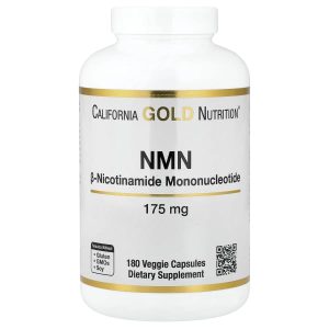 California Gold Nutrition, NMN, 175 mg, 180 Veggie Capsules