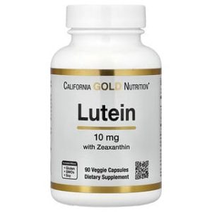 California Gold Nutrition, Lutein, 90 Veggie Capsules