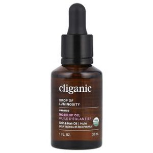 Cliganic, Drop of Luminosity™, Organic Rosehip Oil, 1 fl oz (30 ml)