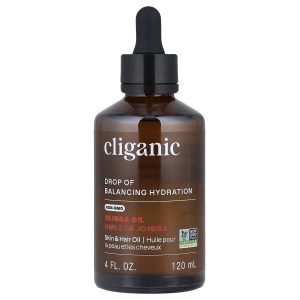 Cliganic, Jojoba Oil, For Oily & Combination Skin, 4 fl oz (120 ml)