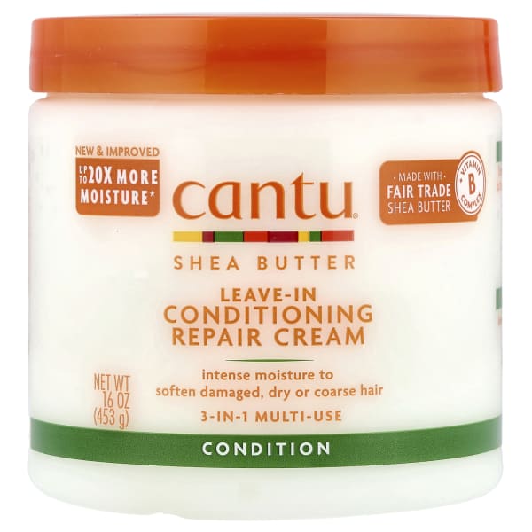 Cantu, Shea Butter, Leave-In Conditioning Repair Cream, For Curls, Coils & Waves, 16 oz (453 g)