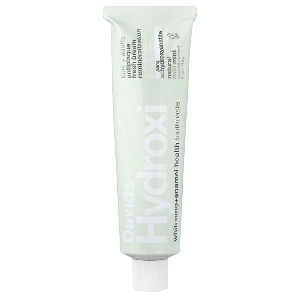 Davids, Hydroxi™, Kids + Adults Whitening + Enamel Health Toothpaste, Natural Mild Mint, 4 oz (113 g)