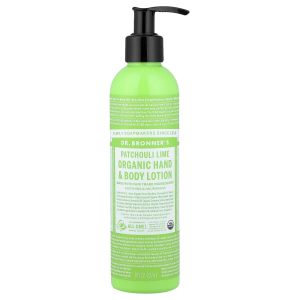 Dr. Bronner's, Organic Hand & Body Lotion, Patchouli Lime, 8 fl oz (237 ml)