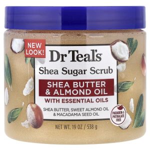Dr. Teal's, Shea Sugar Scrub, Shea Butter & Almond Oil , 19 oz (538 g)