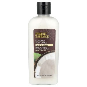 Desert Essence, Coconut Soft Curls Hair Cream, 6.4 fl oz (190 ml)