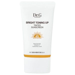Dr. G, Bright Toning Up, Tinted Sunscreen, SPF 45, 1.69 fl oz (50 ml)